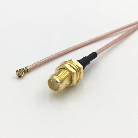 Антенный адаптер-пигтейл U.fl(IPEX)-SMA(female) кабель RG178 30см.