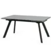Раскладной стол Bronte, 160-240х90 см, серая керамика