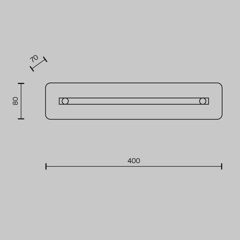 Настенный светодиодный светильник Maytoni Maya P091WL-L7CH3K