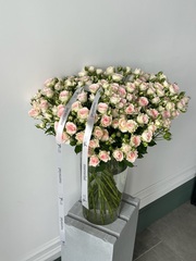 Кустовая роза в нежном оттенке