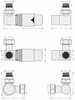 Сунержа 00-1421-0001 Терморегулятор автоматический 3D левый G 1/2" НР х G 3/4" НГ / набор (Без покрытия)