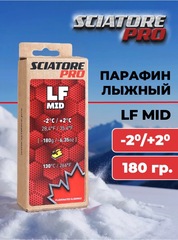 Парафин лыжный Sciatore Pro LF MID 180гр. красный 2°..-2°