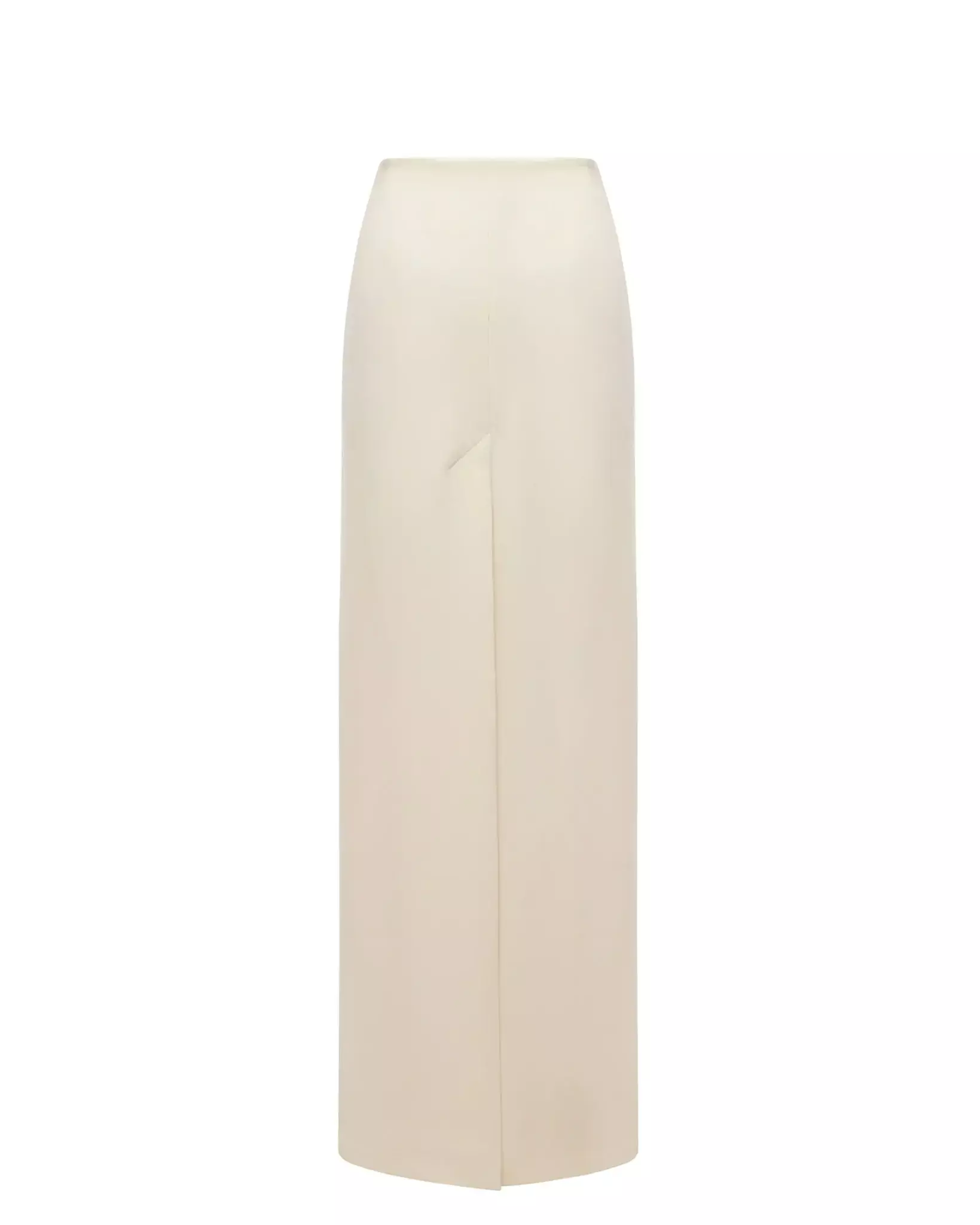 Юбка белая макси на низкой посадке