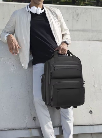 Картинка сумка на колесах Ozuko 9699 Black - 20