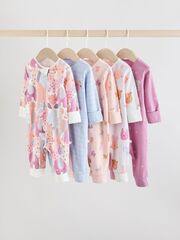 Комбинезон / Cлип для малышей Next F35-902, 5 шт., Розовый, Голубой, Молочный