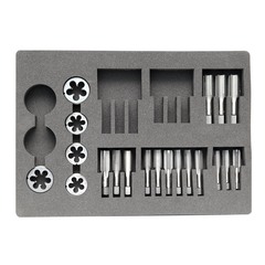 Набор метчиков и плашек M3 -M24 HSS 61пр Bucovice(CzTool) 340240