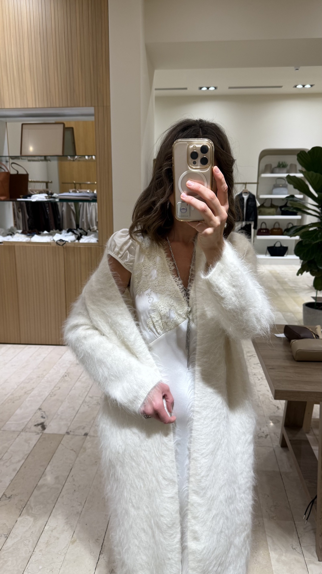 Длинный кардиган из смесовой альпаки