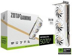 Видеокарта ZOTAC GAMING GeForce RTX 5070 Ti SOLID CORE OC White Edition ZT-B50710Q2-10P 16 Гб