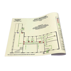 План эвакуации А2 на пленке (400х600 мм)