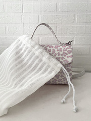 Мешочек льняной без отделки на завязках MI-96-214-30 | 30х30х15 см