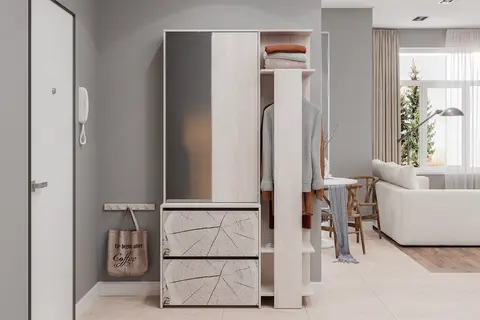 Прихожая Россо ясень белый