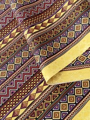 Ткань бязь плательная, рис. " Африканский орнамент", ширина 150 см, арт. 1031