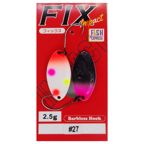 Блесна колеблющаяся FOREST FIX IMPACT 2.5g цвет #27 (РЕПЛИКА)