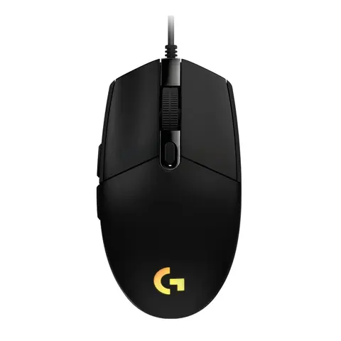 Мышь проводная игровая Logitech G102 LIGHTSYNC black (USB, оптическая, 8000 dpi, 6but) (910-005808)