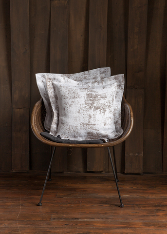 Наволочка декоративная 47х47 Luxberry Amber белый-шоколад