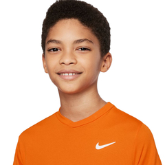Детская футболка Nike Court Dri-Fit Victory SS Top B - magma orange/magma orange/white