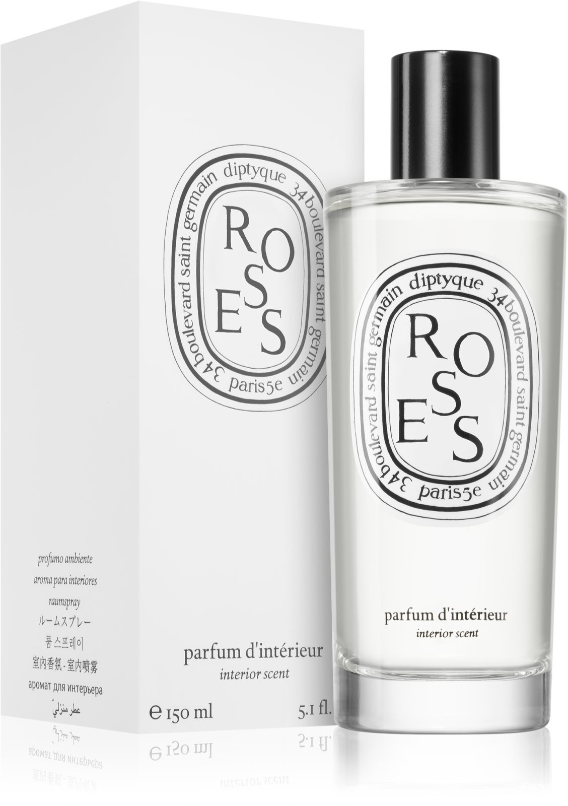 Diptyque аэрозольный освежитель Roses купить в Москве | Доставка по России.