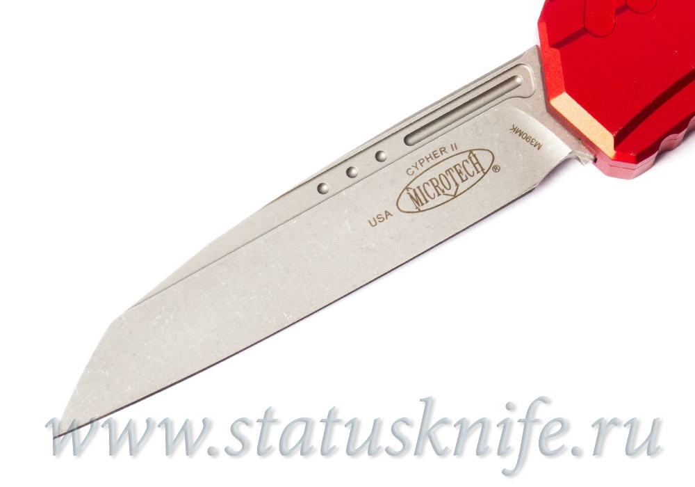 Нож Microtech Cypher II 1241-10APRD Red