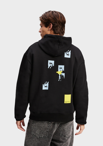 Толстовка KARL LAGERFELD JEANS Relax Repeated Karl Hoodie