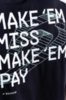 Майка Boxraw Make 'Em Miss Черный