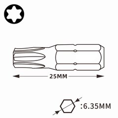 Бита T 9 х25мм TORX Wiha 7015Z 01715