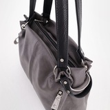 Сумка Саломея 610 мульти итальянский серо-черный