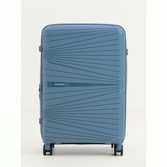 Чемодан полипропилен MIRONPAN Серо-голубой (Чемодан цвета неба) (XL) 78х52х33(+3)см/4,4 кг/120 л