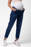 Джинсы для беременных 15864 ярко синий