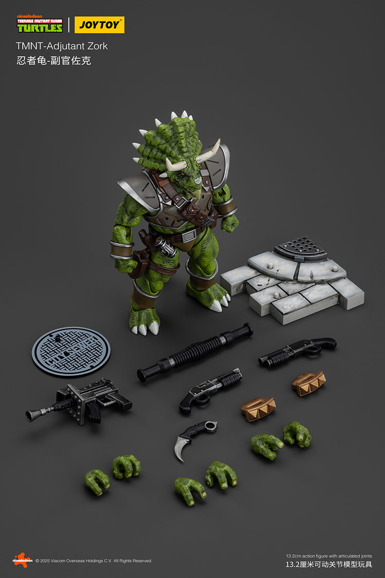 Фигурка Адъютант Зорк масштаб 1/18 Черепашки Ниндзя JoyToy