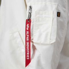 Бомбер Alpha Industries L-2B Blood Chit Gen II Off White (Белый)