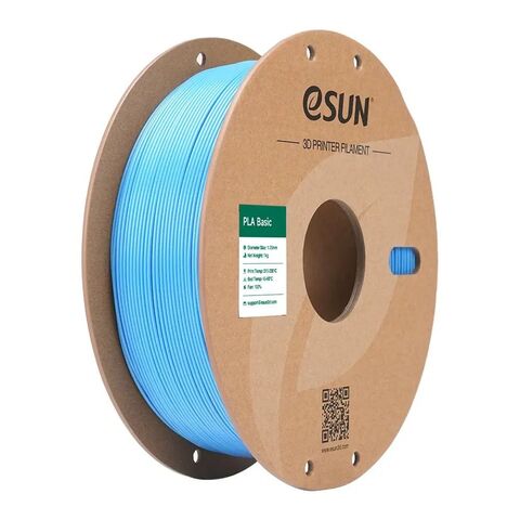 Пластик для 3D-печати eSUN PLA-Basic, 1.75 мм, 1 кг, голубой, PLA-Basic175Q-U1P1