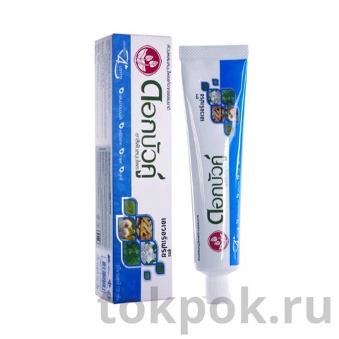 Зубная паста Twin Lotus Dok Bua Ku Everfresh Herbal Toothpaste, 40 гр