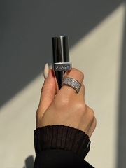 Кольцо C ФИАНИТАМИ silver