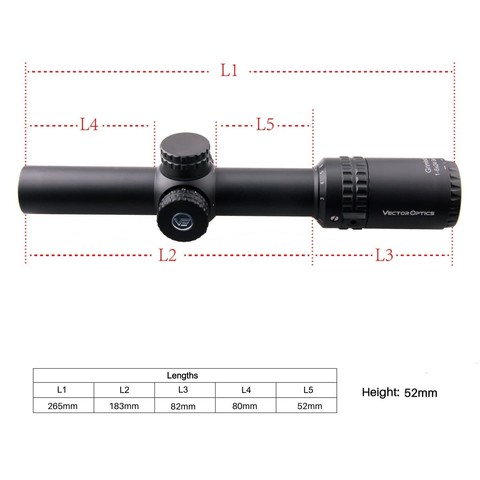 VECTOR OPTICS GRIMLOCK 1-6X24 IR GEN II