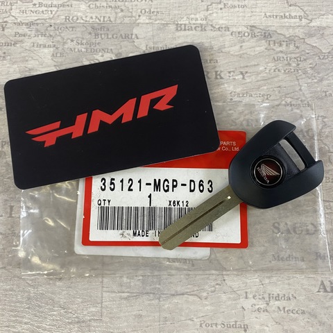 Honda Болванка ключа New key HISS 35121-MGP-D63