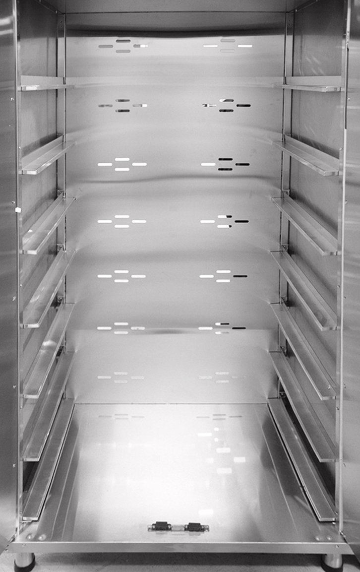 Шкаф распашной для хлеба Abat ШРХ-6-1 РН нерж. (820х560х1800мм, вместимость 7 лотков для хлеба 456х740х71мм)