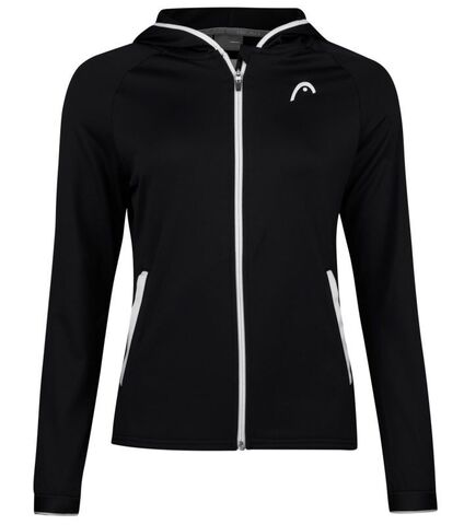 Женская теннисная куртка Head Breaker Hoodie FZ W - black