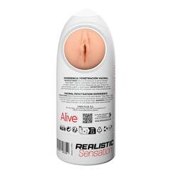 Телесный мастурбатор-вагина Flex Vaginal Experience - 