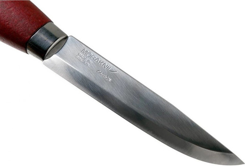 Нож Morakniv Classic Original №2 стальной, лезвие: 110 mm, прямая заточка бордовый (13604)