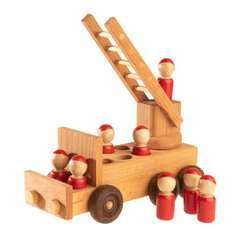 Машинка Пожарная с красными пожарными, Леснушки