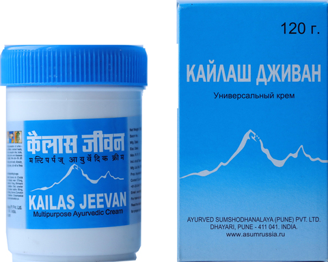 KAILAS JEEVAN (Кайлаш Дживан крем-бальзам аюрведический), 120 г.