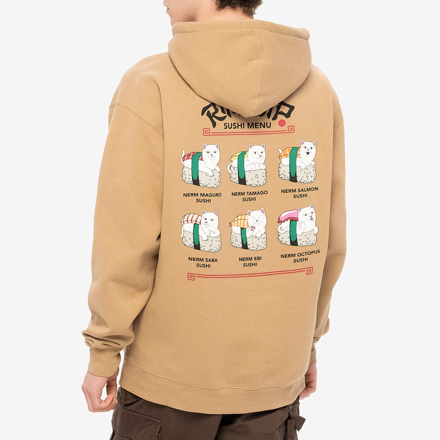 Rip N Dip Sushi Nerm Hoodie Sandstone