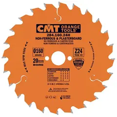 Пила по цветным металлам, пластику 160x20x2,2/1,6 Z24 TCG 284.160.24H