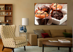 Модульная картина " Ванильные кексы "