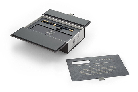 Ручка-роллер Parker Duofold, Blue Chevron GT (1931374)