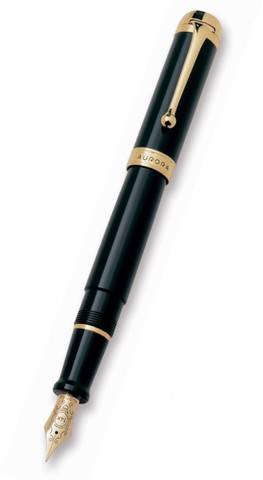 Ручка перьевая Aurora Talentum, Black GT, B (AU-D12-NB)