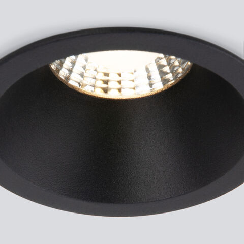 Встраиваемый светодиодный светильник Elektrostandard Lin 15266/LED черный