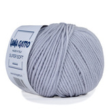 Пряжа Lana Gatto Supersoft 12504 светло-серый