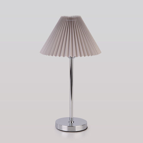 Настольная лампа 01132/1 хром/серый