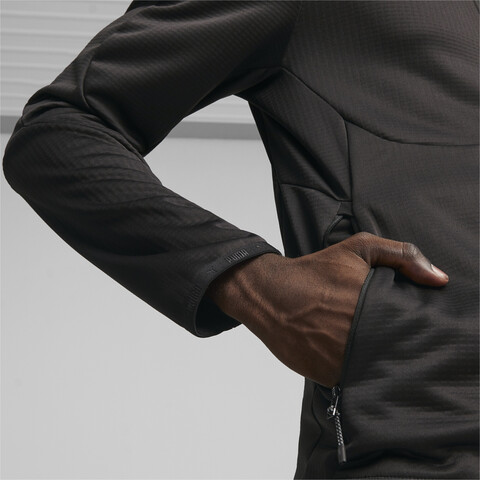 Толстовка Puma EVOSTRIPE Warm Full-Zip Hoodie PUMA Blac